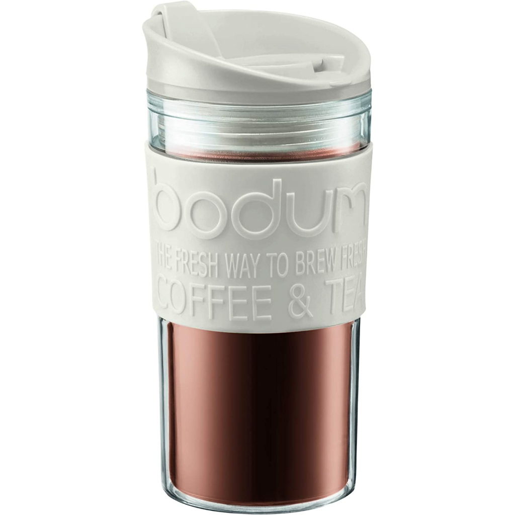 Thermosbeker Bodum Travel Mug Vacuüm Gepoedercoat RVS Strawberry 350 ml