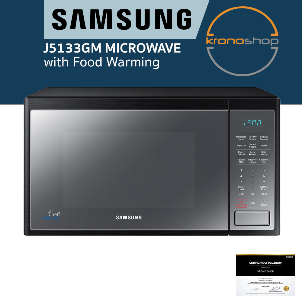 Samsung 32L Solo Microwave Oven with Food Warming MS32J5133GM/SM