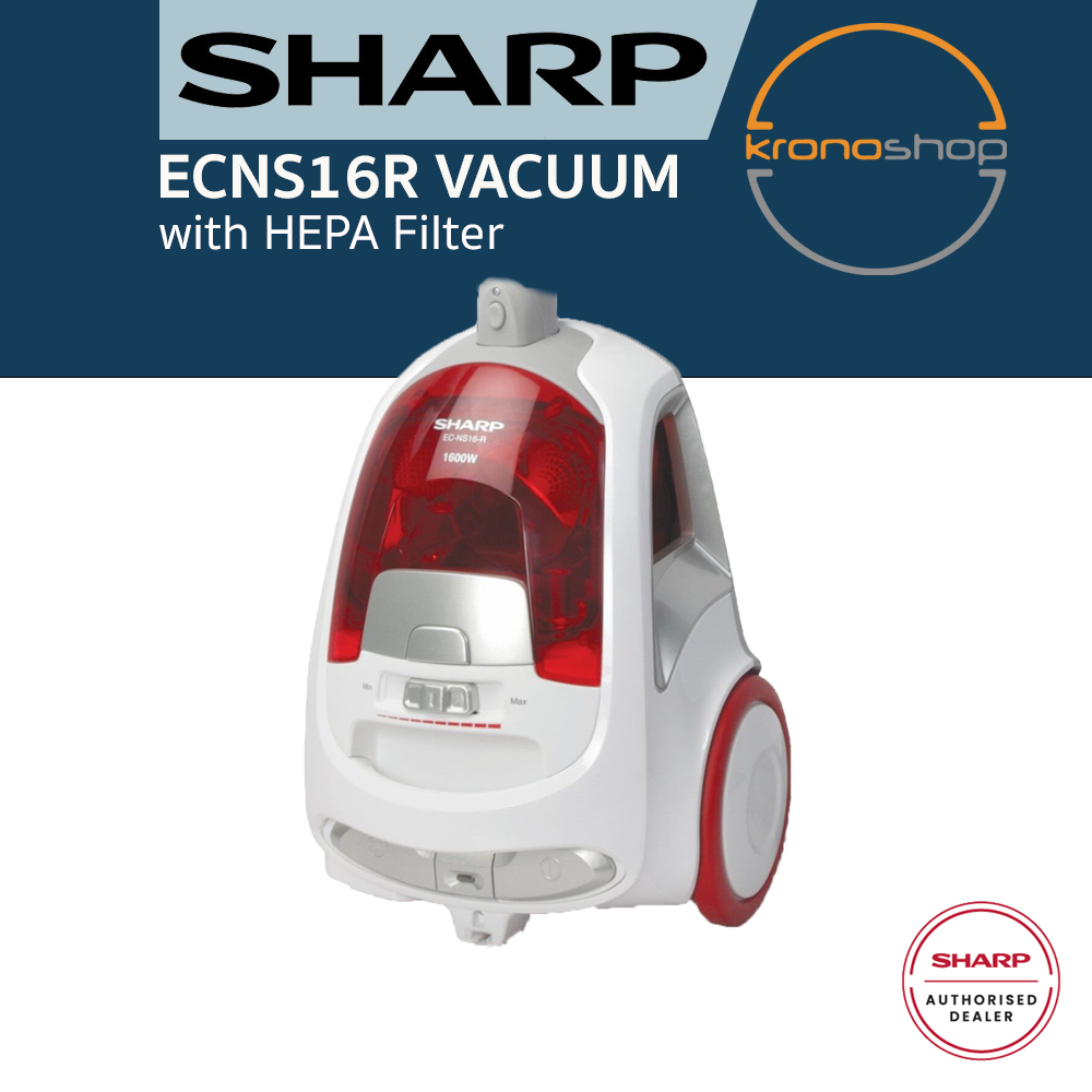 Sharp 1600W Bagless Vacuum Cleaner ECNS16R EC-NS16R ECN-S16R ECNS16 ...