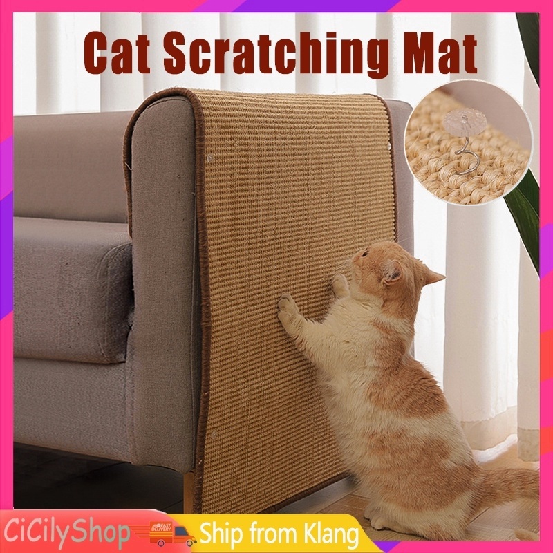 Natural Sisal Cat Scratcher Mat Board Kitten Cat Scraper Scratching