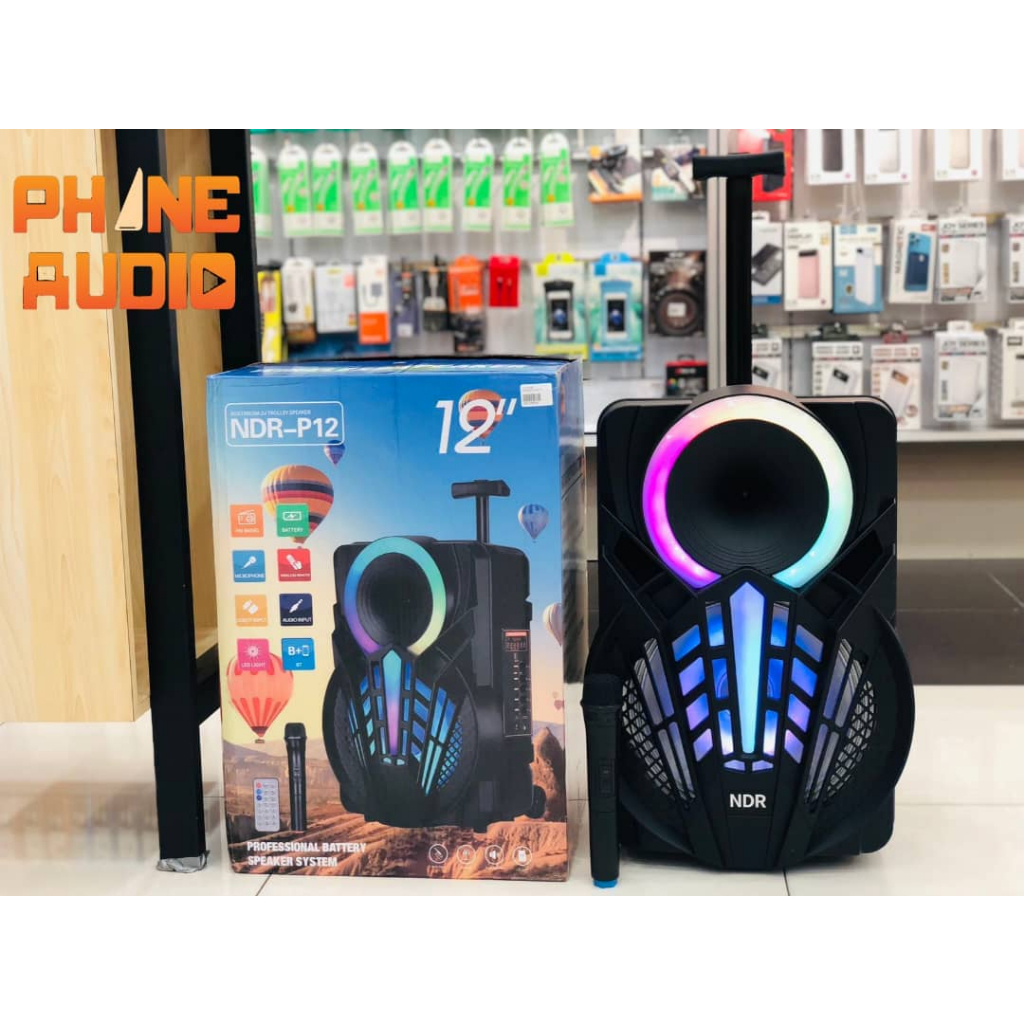 GZ-P12 TWS Wireless Bluetooth Portable Trolley Speaker / 12 Inch ...