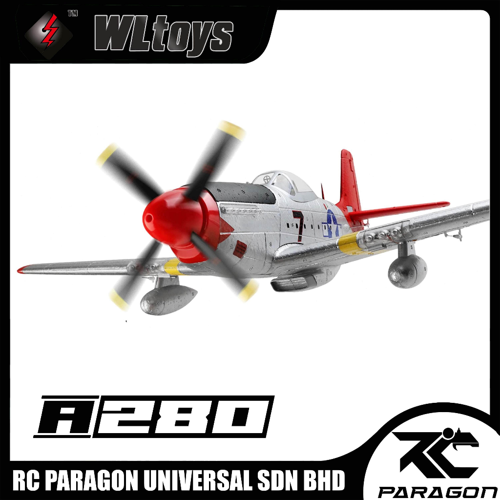 Wltoys XK A280 RC Plane 6G Glider Airplane Brushless Coreless 3D Stunt