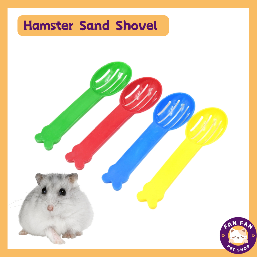 Ready Stock Hamster Food Scoop Sand Poop Scoop Toilet Scooper Scoop