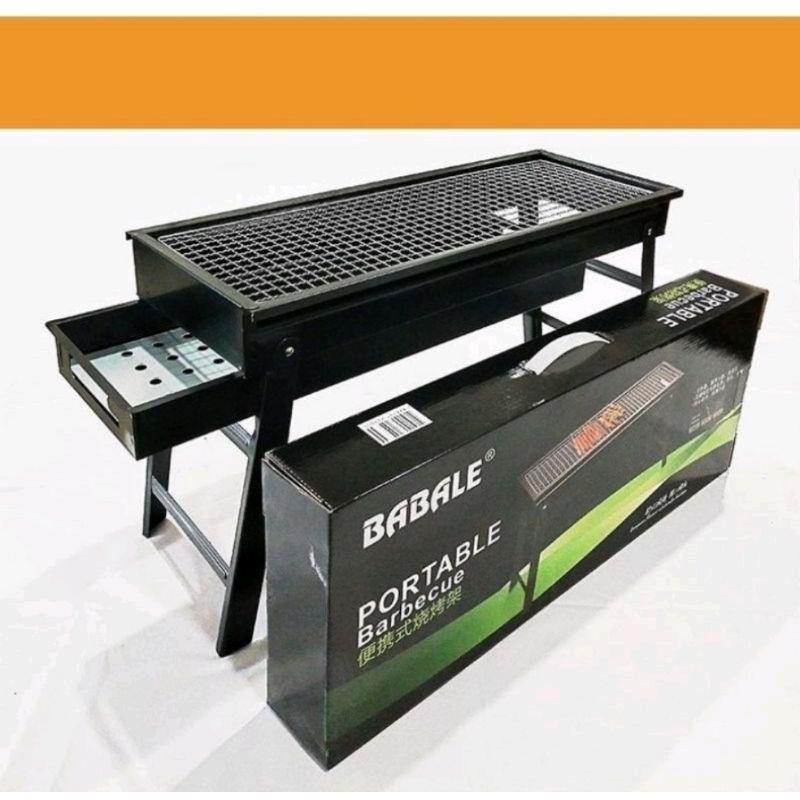 Portable Barbecue /Saiz Besar Portable BBQ Grill Luar Lipat Barbeku ...