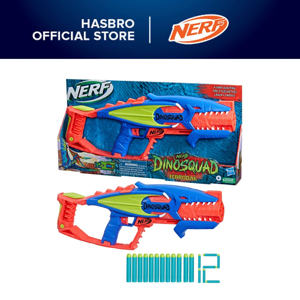 Nerf Dinosquad combo pack – pack de lance-fléchettes à thème dinosaures Nerf Dinosquad combo pack – pack de lance-fléchettes à thème dinosaures