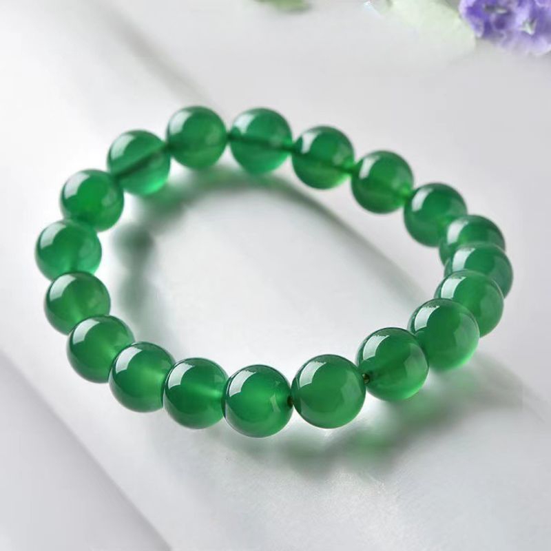 Artificial Jade Bracelet Gelang Tangan Batu Hijau | Shopee Malaysia