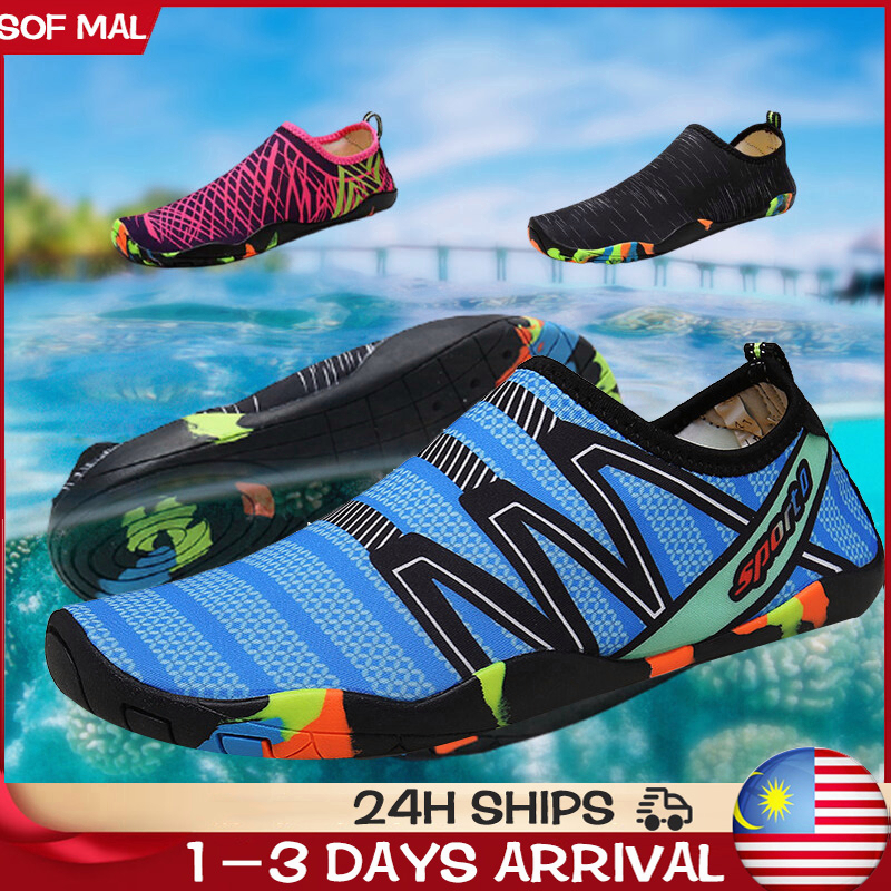 Outdoor Water Shoes Beach Shoes Kasut pantai lelaki AntiSlip Quick Dry