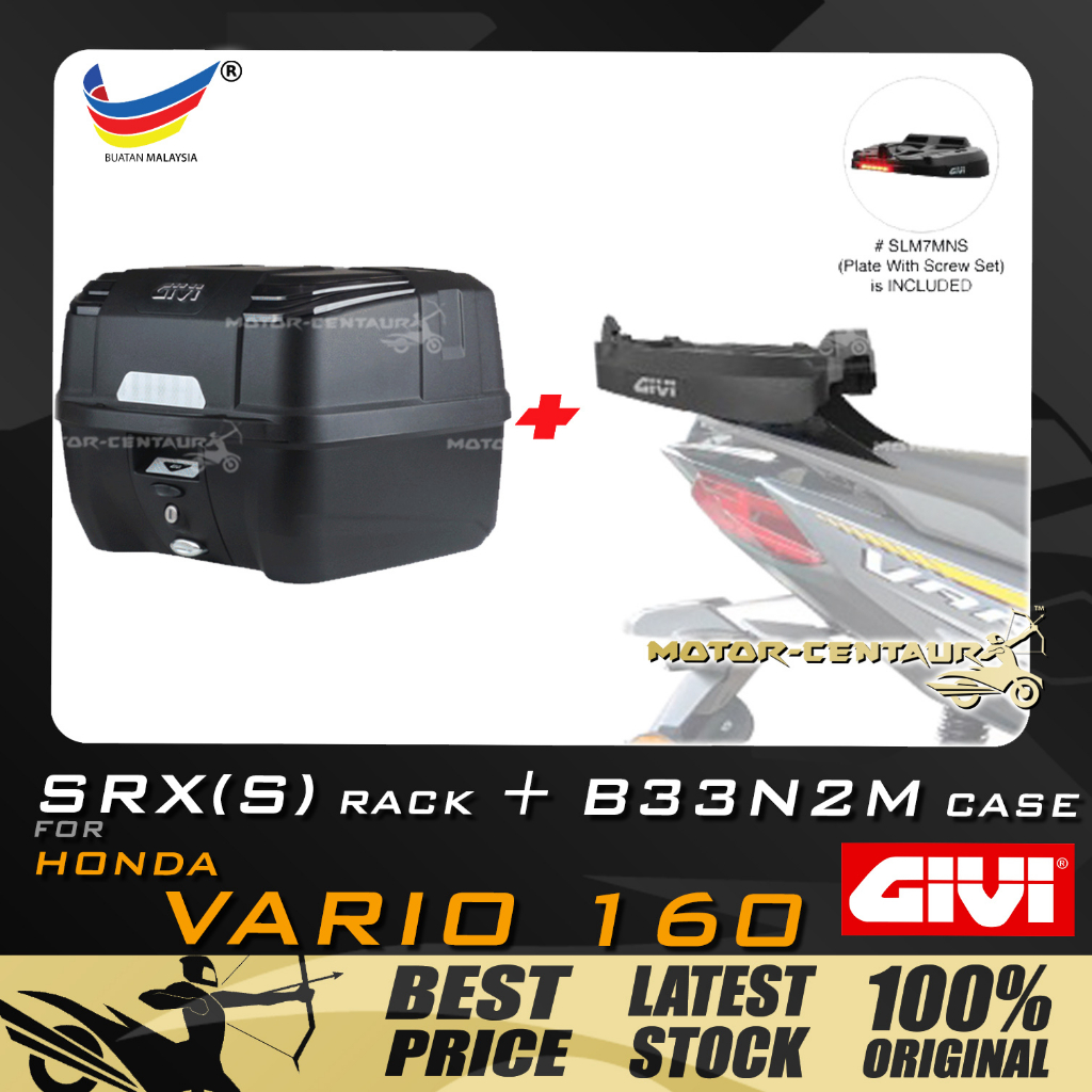 Set Kombo Kotak Box Givi B B B B B B B B E E Top Case Givi Honda Vario