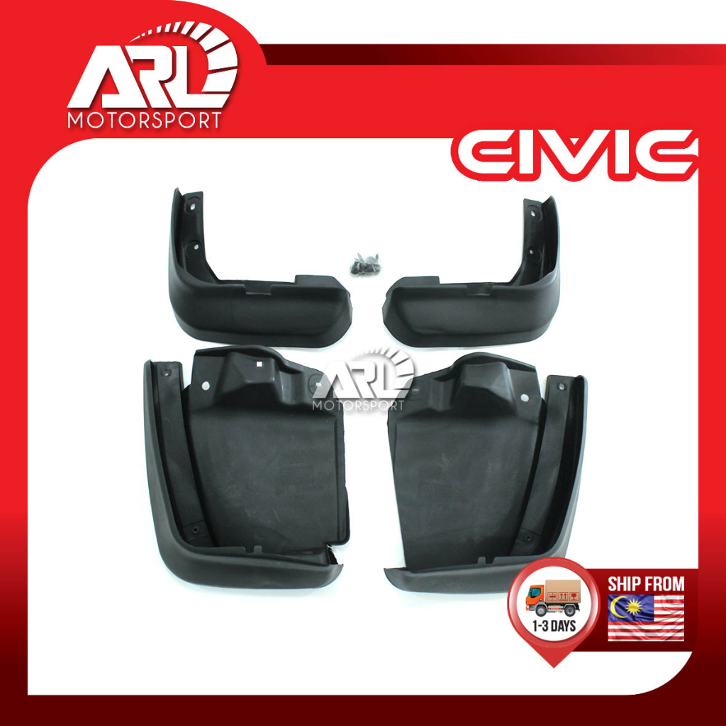 Honda Civic 9th TRO FB SNL Mudguard Mud Flats Fenders Mud Flaps Splash
