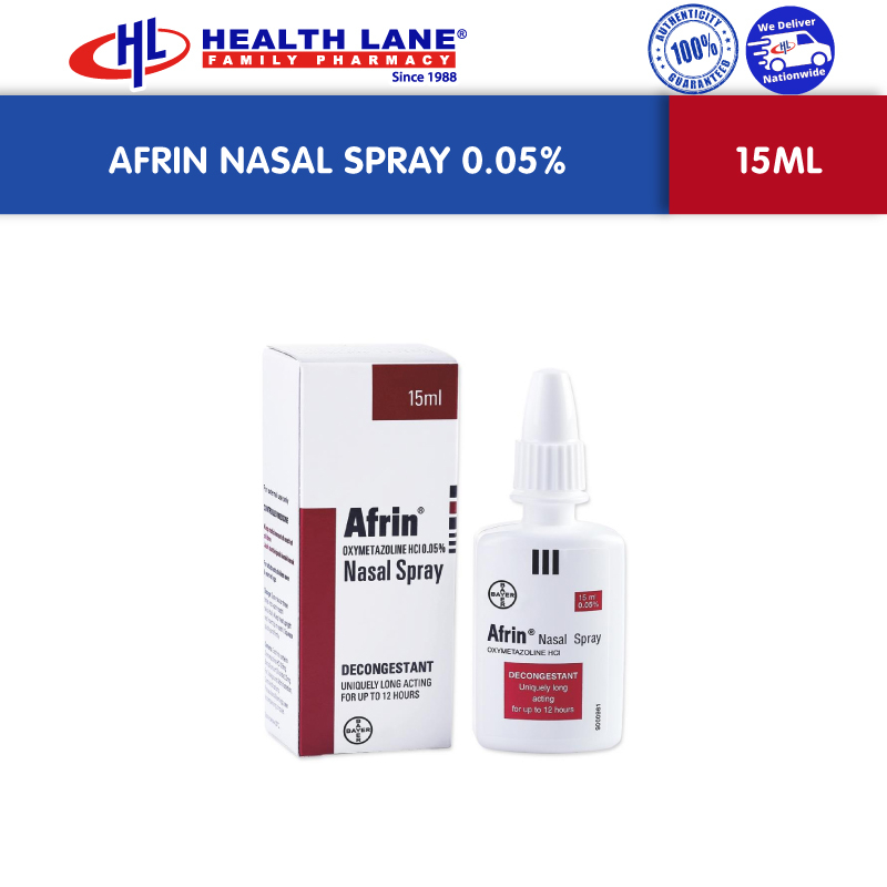 Afrin Nasal Spray (15ml) Shopee Malaysia