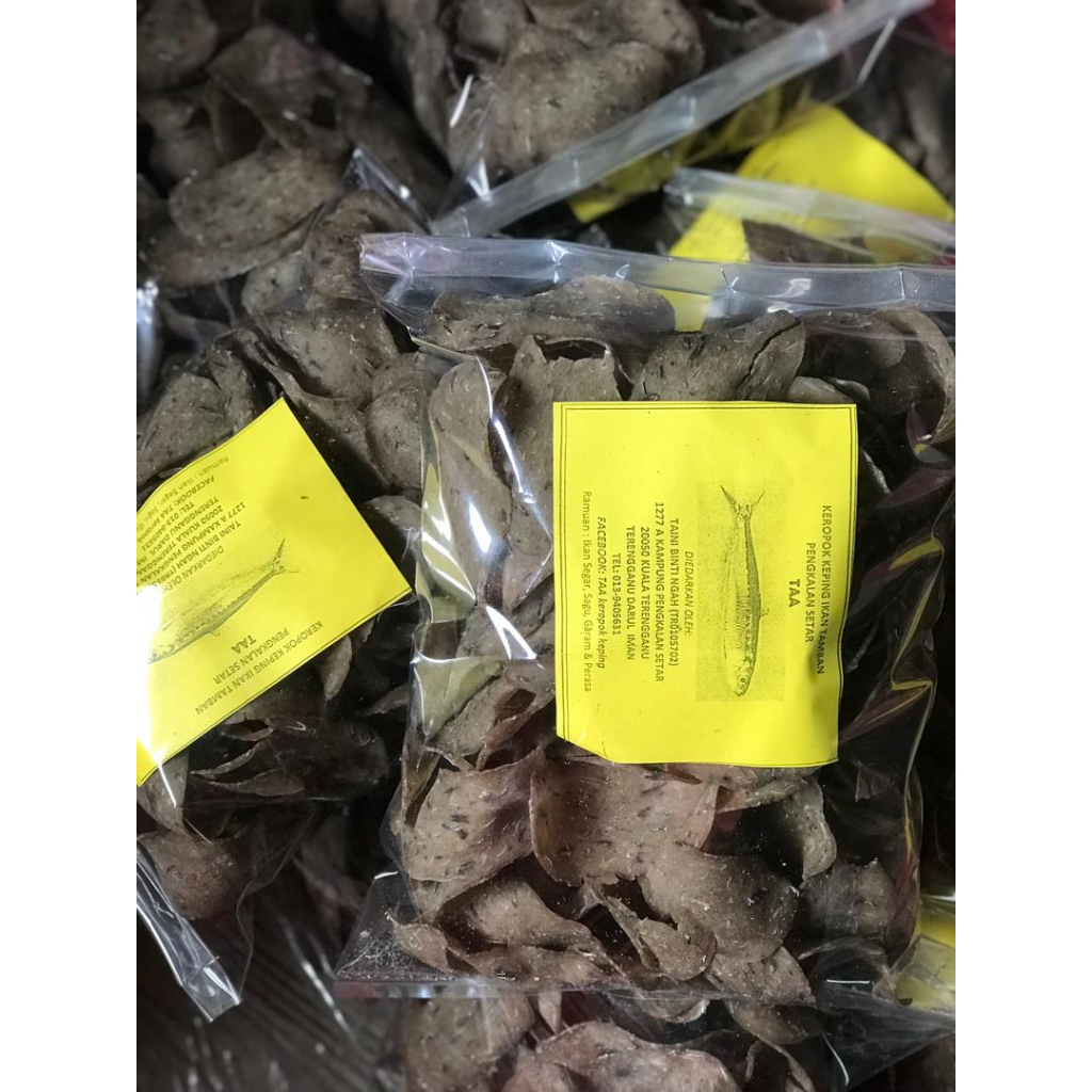 Kerupok Keping sedap Original Terengganu Extra Ikan( TAA ) | Shopee ...