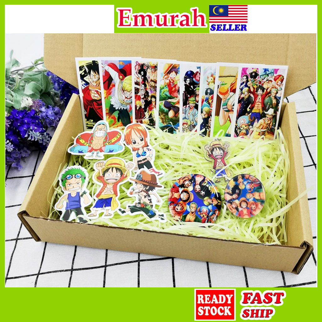 ONE PIECE GIFT BOX Present Birthday hadiah anime manga luffy zoro