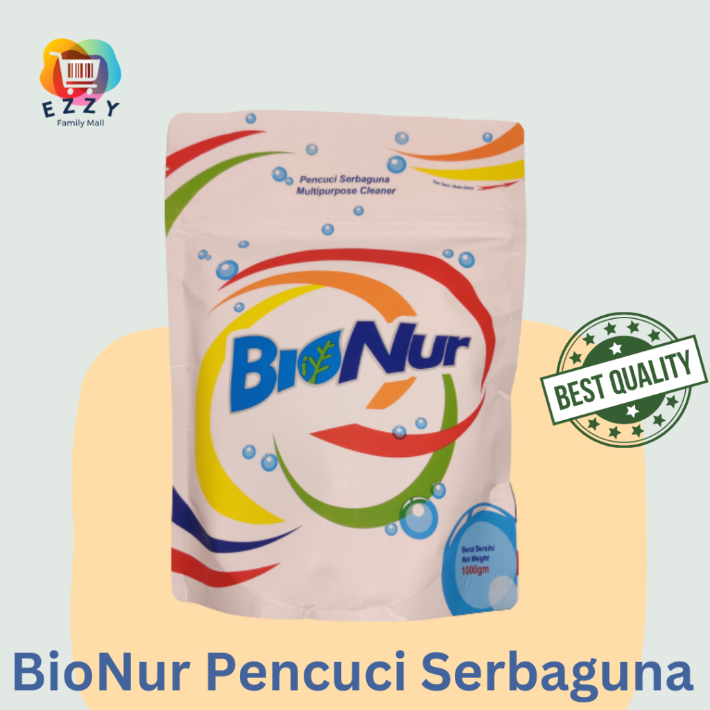 BioNur Dishwasher Detergent MultiPurpose Powder 1kg (Finish Compatible