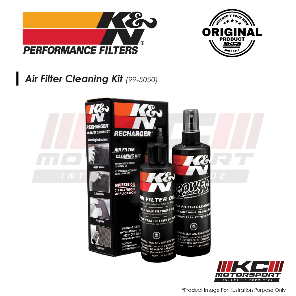 K&N KN Air Filter Cleaning Kit (995050) Shopee Malaysia
