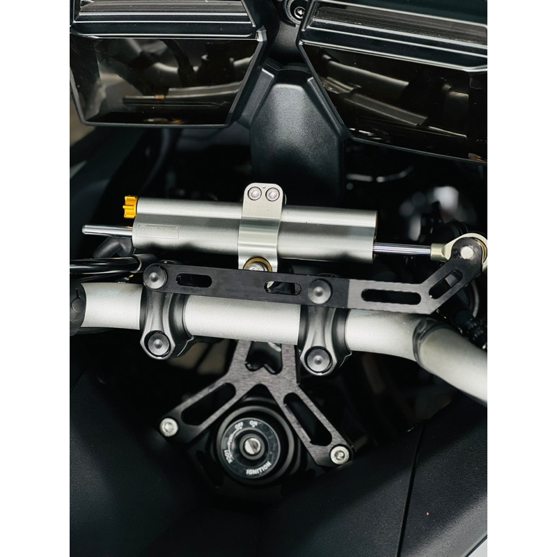MT09 V3 Tracer 900 GT MT09V3 2022 Steering Damper Bracket CNC Black