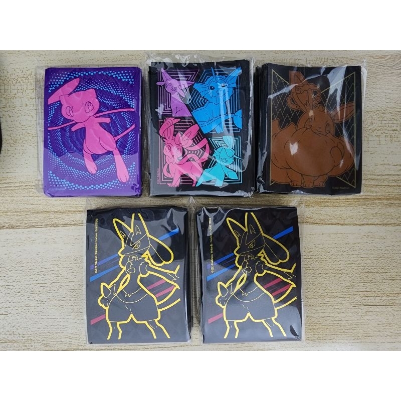 MEGA PACK OF 180 single sleeves with exclusives ETB & Japan Pokemon