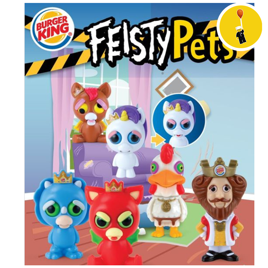 Burger King Toys 2020 Feisty Pets (Oversea Toy)(Condition as photo show