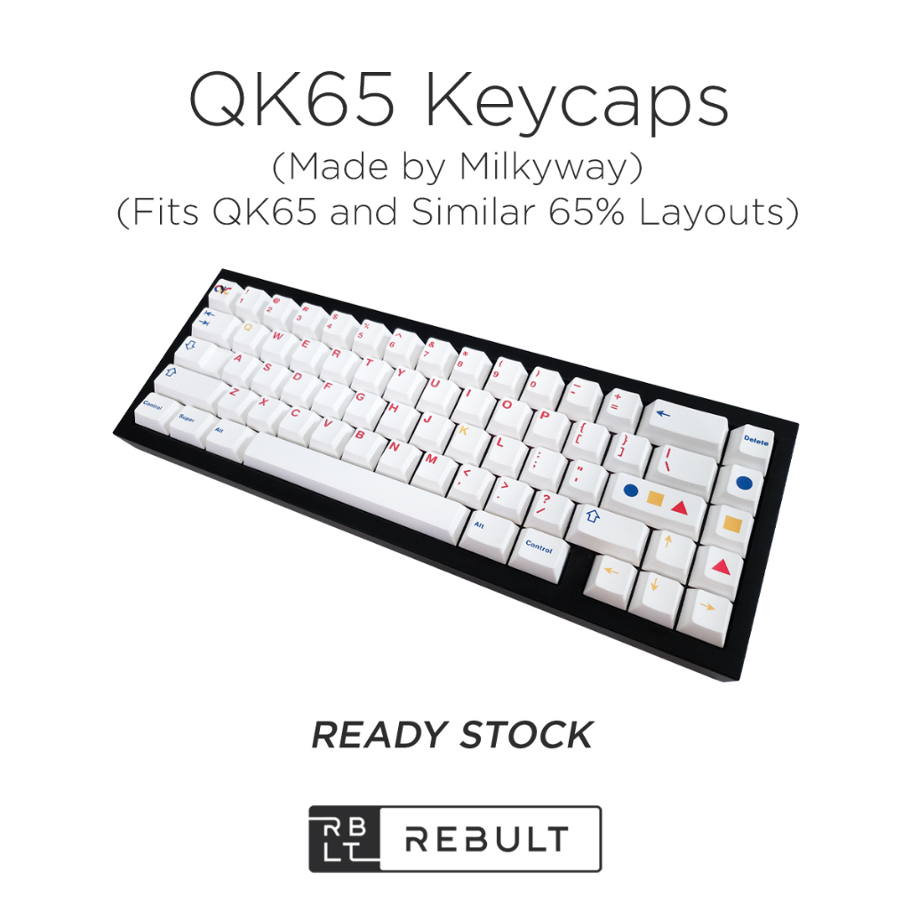 QK65 Keycaps (91 Keys, Compatible with QK65 and Similar 65 Layouts