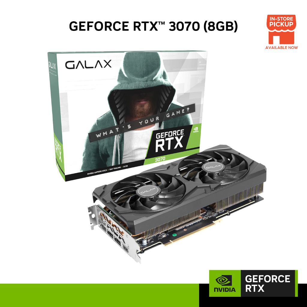 NVIDIA® Graphic Card GALAX - GeForce RTX™ 3070 (1-Click OC ...