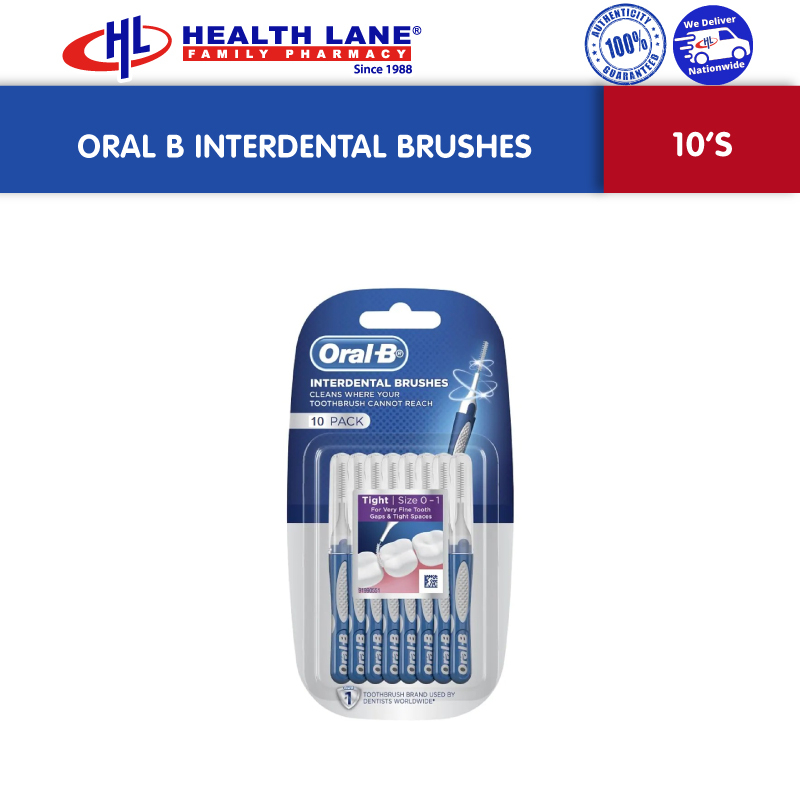 ORAL B INTERDENTAL BRUSHES (10'S) | Shopee Malaysia