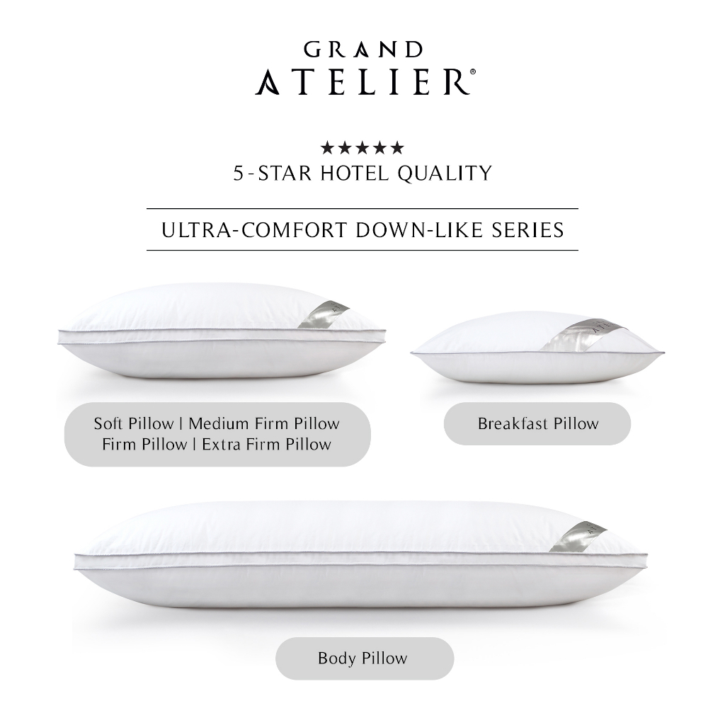 (1pc Soft Pillow/Medium Firm Pillow/Firm Pillow/Extra Firm Pillow/Breakfast Pillow/Body Pillow