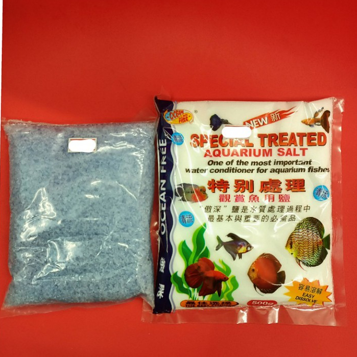 Aquarium Salt Fish Conditioning Garam Biru Putih 500G Ocean Free Air