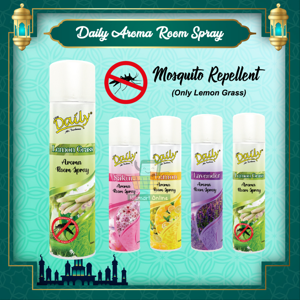 Daily Aroma Room Freshener Spray 300ml Ready Stock Pewangi Bilik