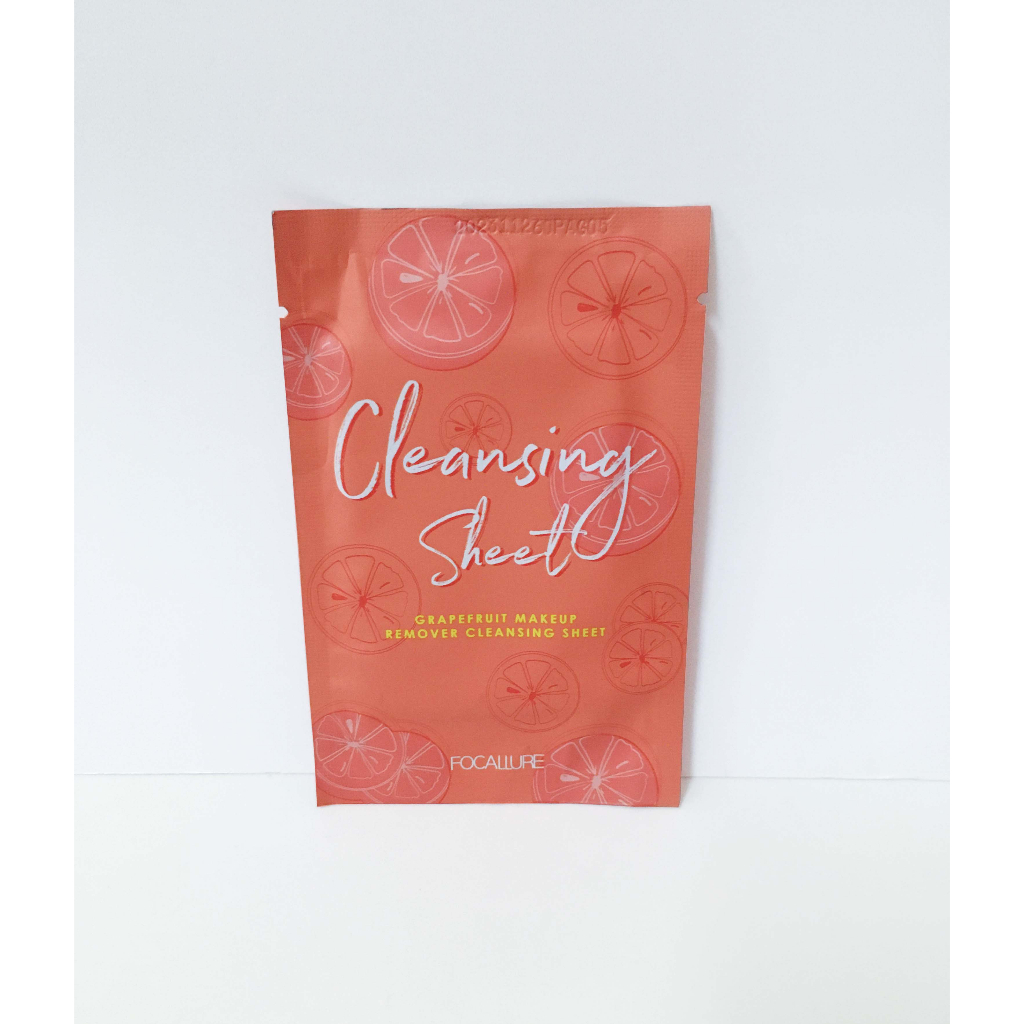 (Short Expiry) Focallure Grapefruit Makeup Remover Wipe Sheet (Exp26