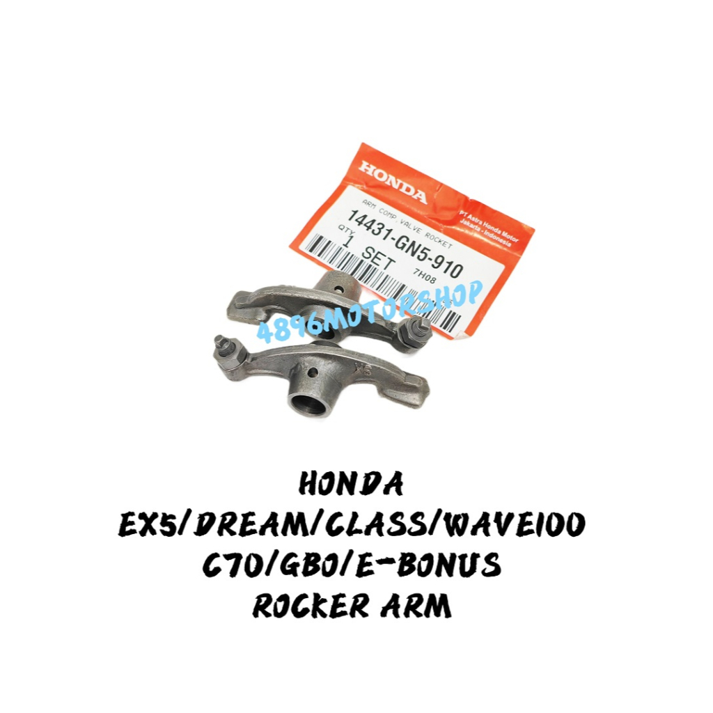 ROCKER ARM SET HONDA EX5 DREAM WAVE100 WITH TAPET GN5 C70 GBO GBOJ CLASS 1 E BOUNS Shopee Malaysia