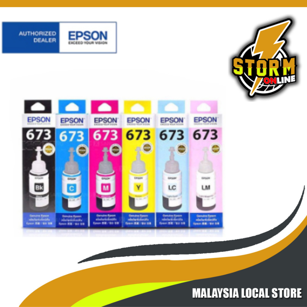 [Original] Epson 673 Series Refill Ink 70ml | Shopee Malaysia