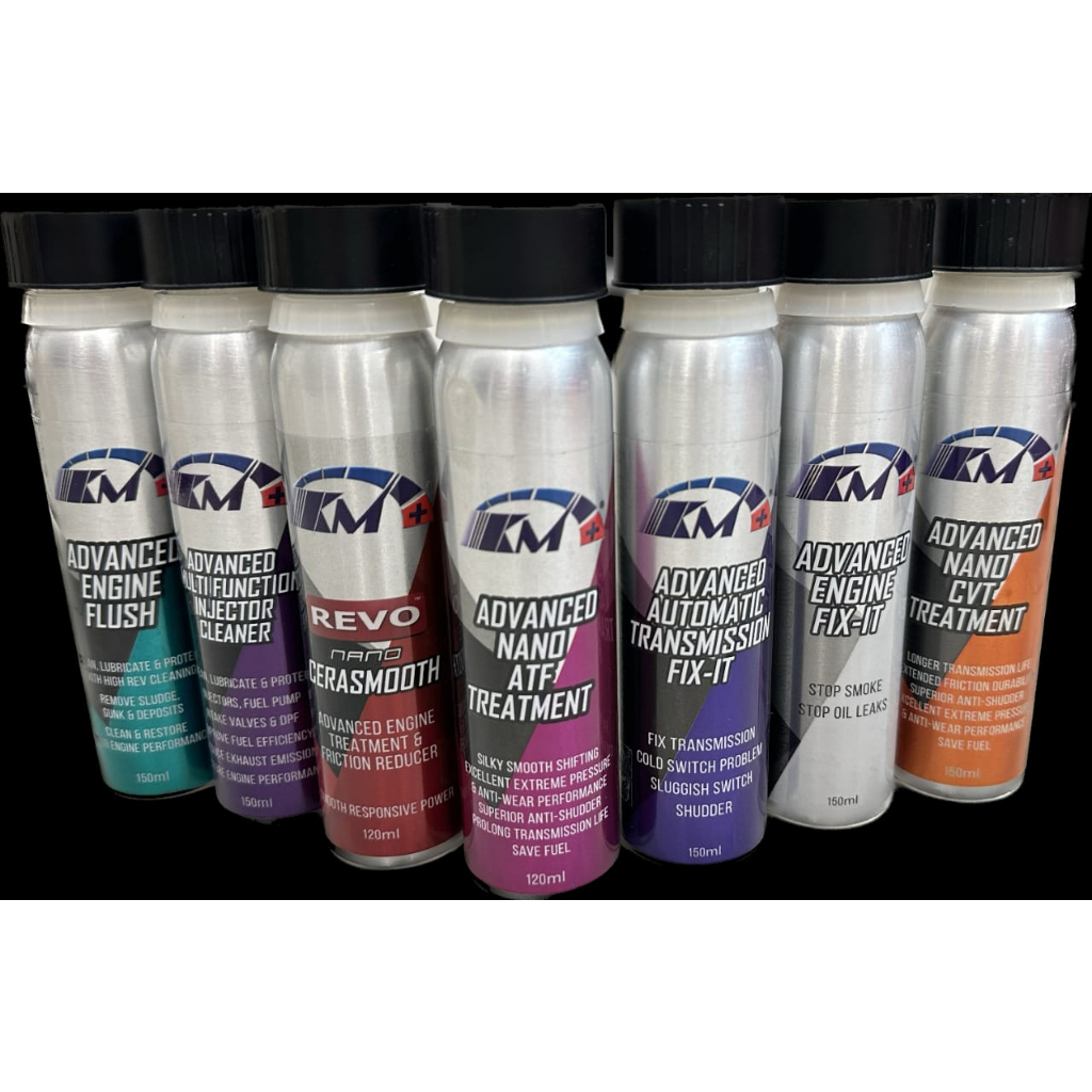 KM+ ATF FIXIT ENGINE FIXIT ATF TREAMENT CVT TREAMENT ENGINE TREAMENT