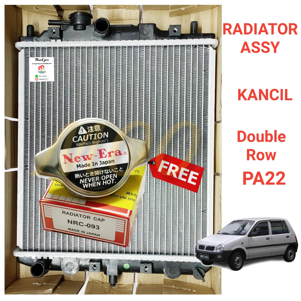 RADIATOR ASSY TANGKI AIR RADIATOR PERODUA KANCIL 660 850 MANUAL DOUBLE LAYER Shopee Malaysia