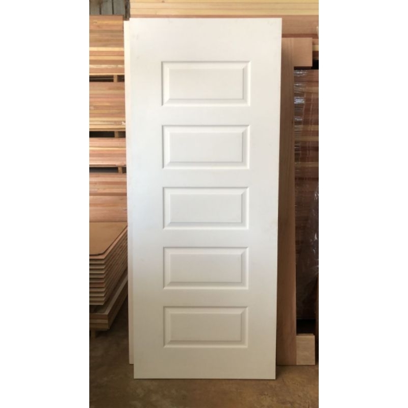 PINTU KAYU / WOODEN DOOR WHITE PRIME DOOR | Shopee Malaysia