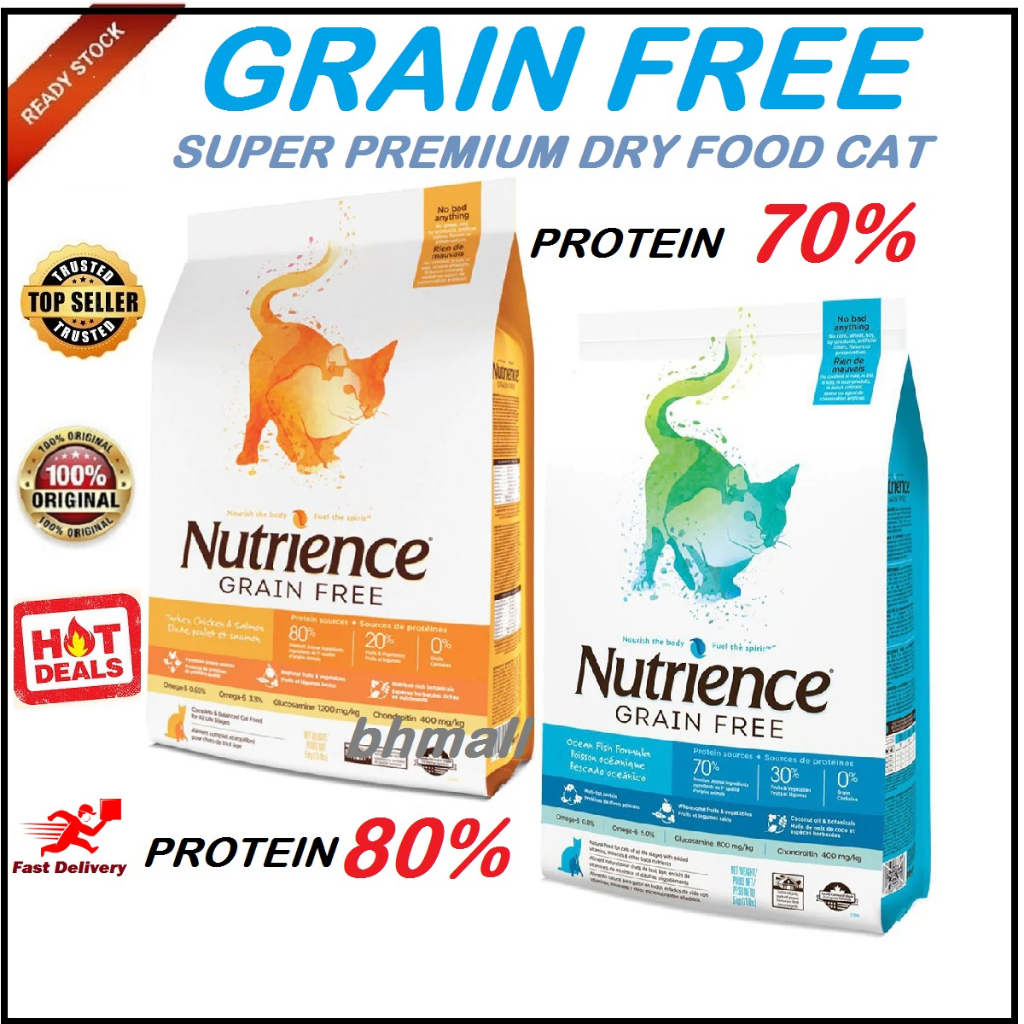 Ready Stock Nutrience Grain Free Cat Food Sub Zero 2.5kg Makanan Kucing ...