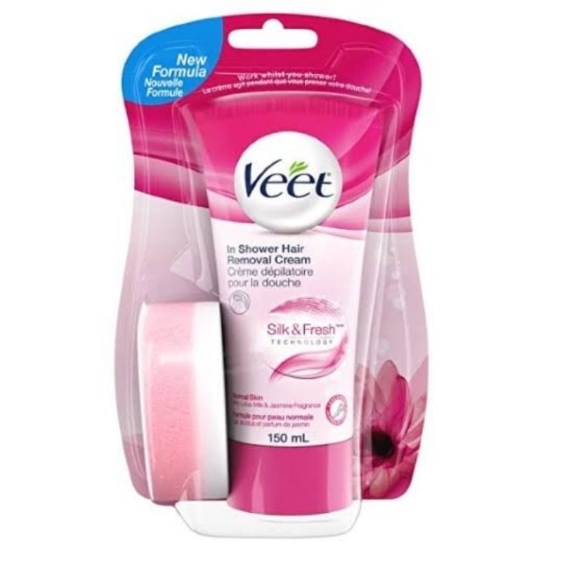 Veet in Shower Hair Removal Cream Silk Extract ( 150ml ) Shopee Malaysia