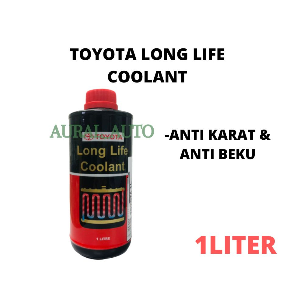 Toyota Longlife Coolant 1Liter Minyak Antibeku Radiator Coolant For