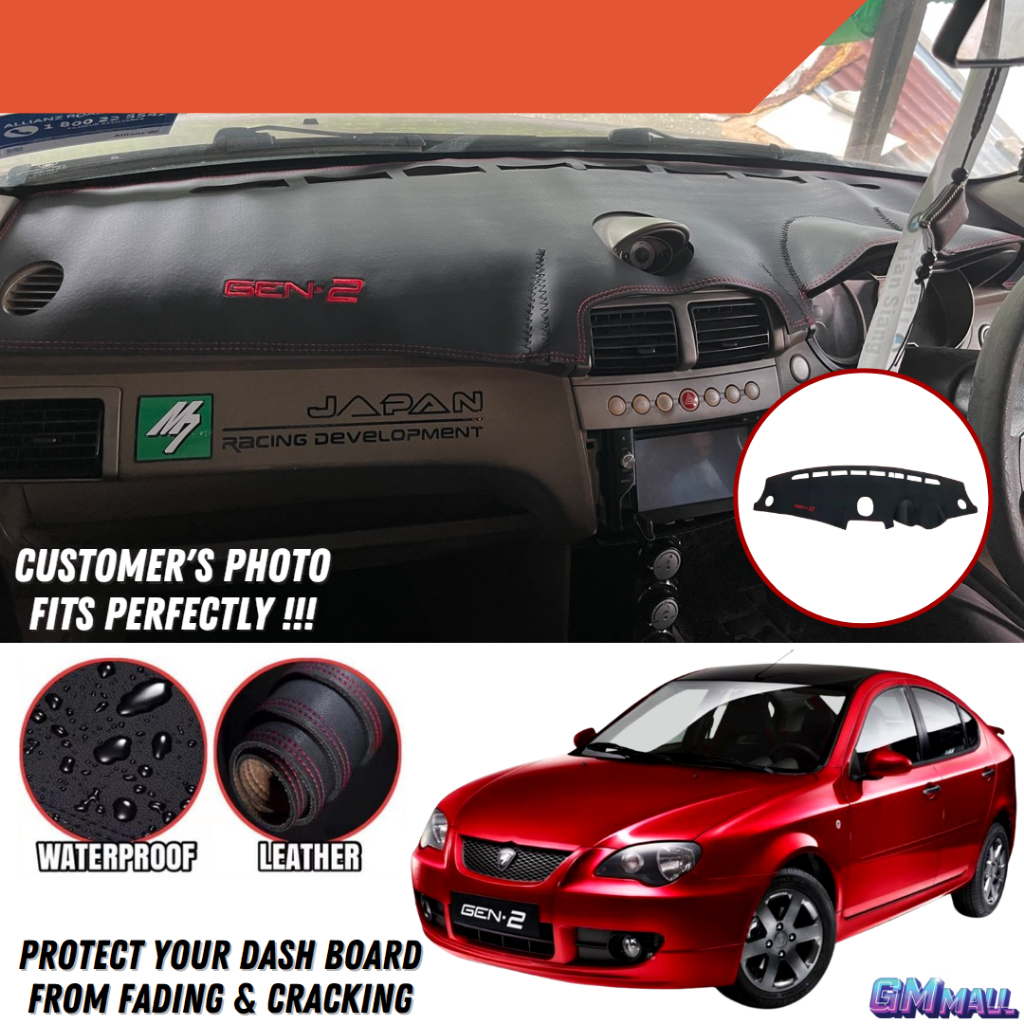 PROTON GEN 2 LEATHER DASHBOARD COVER Dashmat Protector karpet gen2