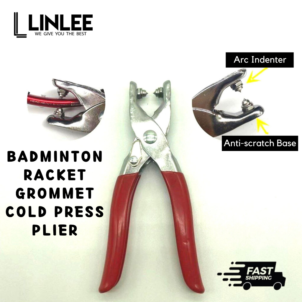 [Malaysia Ready Stock] Badminton Racket Grommet Cold Press Plier (Red