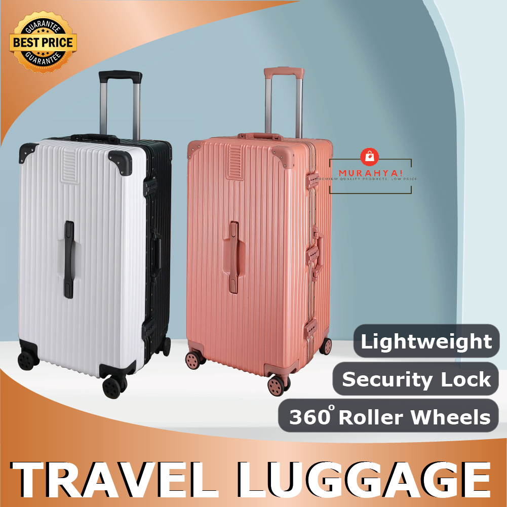 Luggage Bag Travel Hardcase ABS Luggage Bagasi Beg 20 24 28 30 32 Inch ...