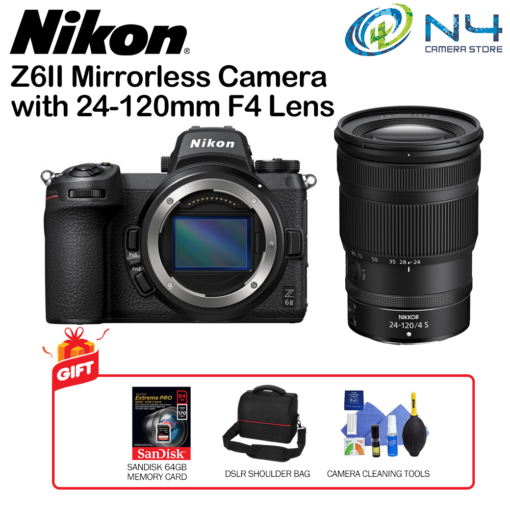 Nikon Z6 II Mirrorless Digital Camera Body Only Nikon Z6 II With Kit