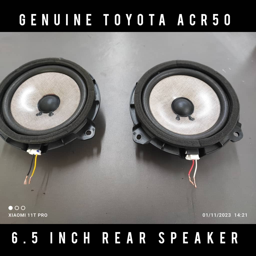 SS Audio Speaker Rubber Edge Repair Kit For Toyota Sequoia 6.5 Inch – Fits 86160-AF080 (Pair)