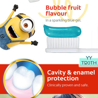 D13C Colgate kids minion toothpaste 40g (600 ppm fluoride) UBAT GIGI ...