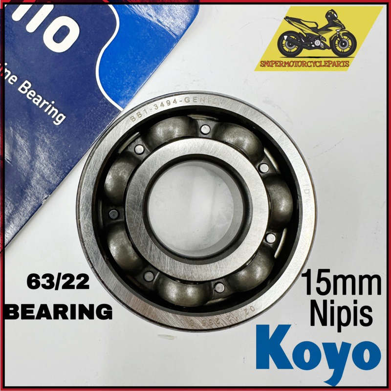 SKF GENIO 6322 63 22 NIPIS 15MM EGO NOUVO EGOLC NOUVOLC CRANK SHAFT
