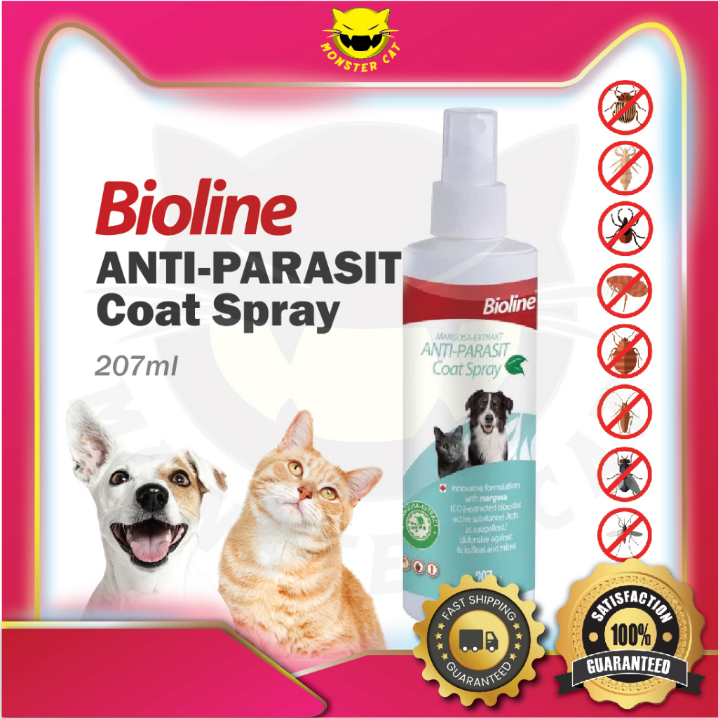 Bioline ANTIPARASIT Coat Spray (for cats & dogs) Shopee Malaysia