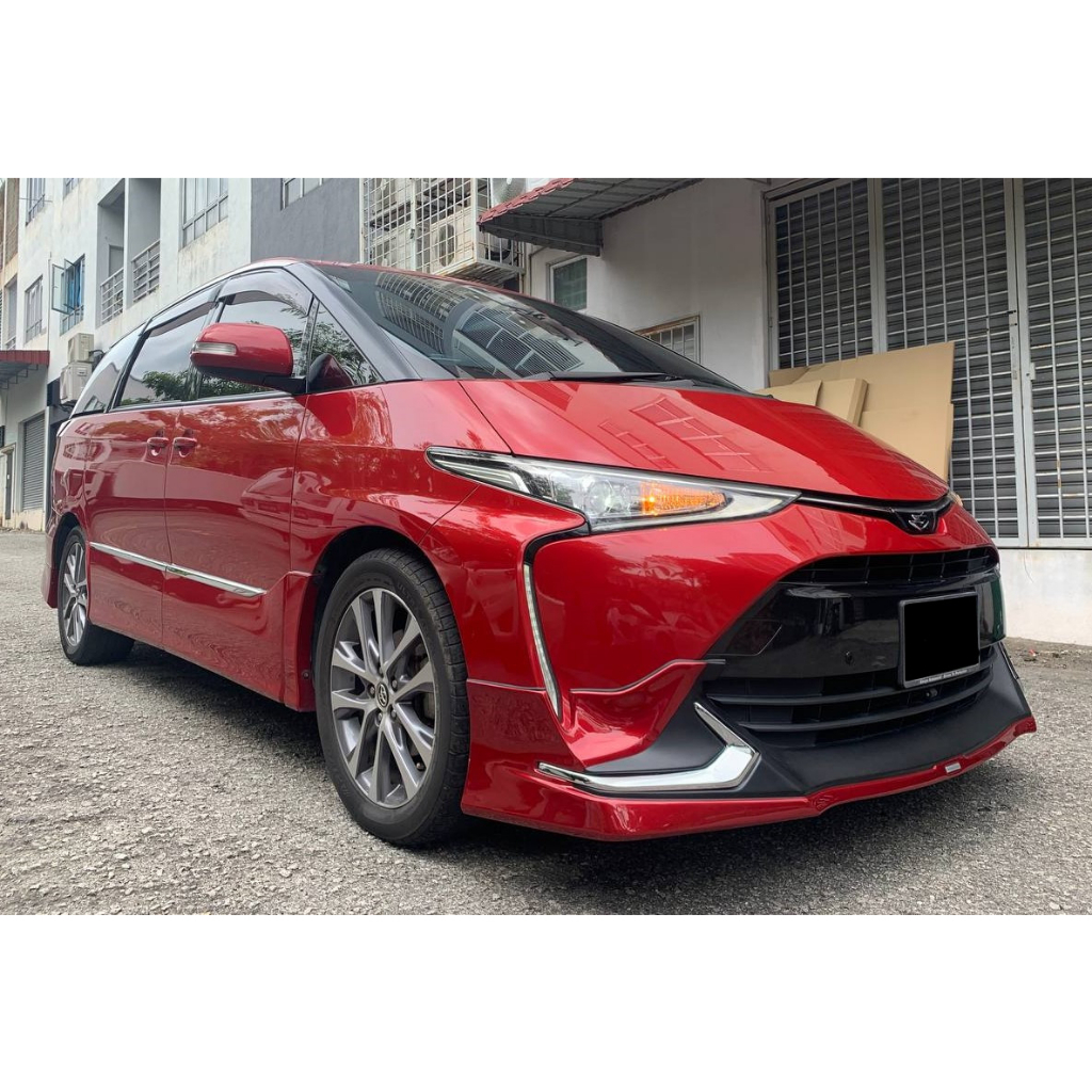 Toyota Estima 2016 Aeras Modellista Bodykit Skirting With Oem Paint