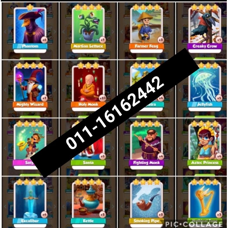 Coin Master Rare Cards. Kad Coin Master Game moonactive