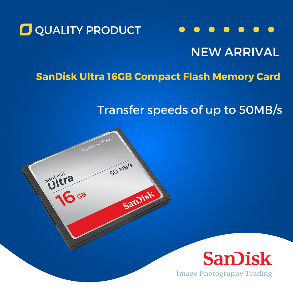 SanDisk Ultra 16GB CompactFlashカード（信頼のサンディスクです 