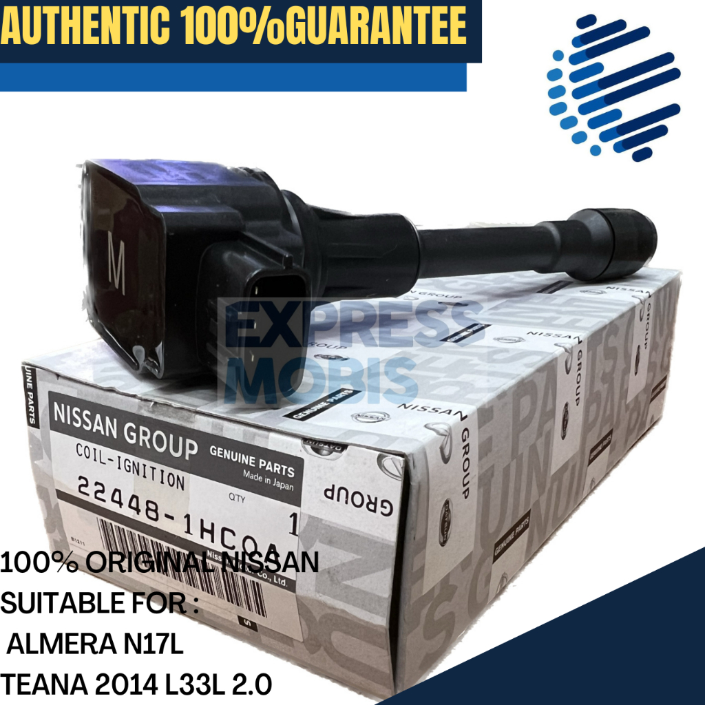 100 ORIGINAL NISSAN ALMERA IGNITION PLUG COIL 224481HC0A ALMERA N17L