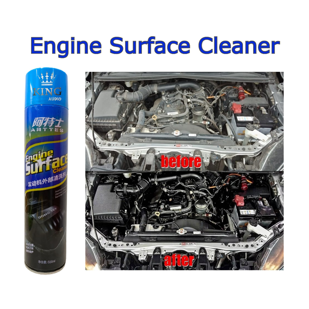 650ML Car Engine Surface Cleaner Foam Degreaser Multipurpose Remove Oil Dirt Stain Pembersih