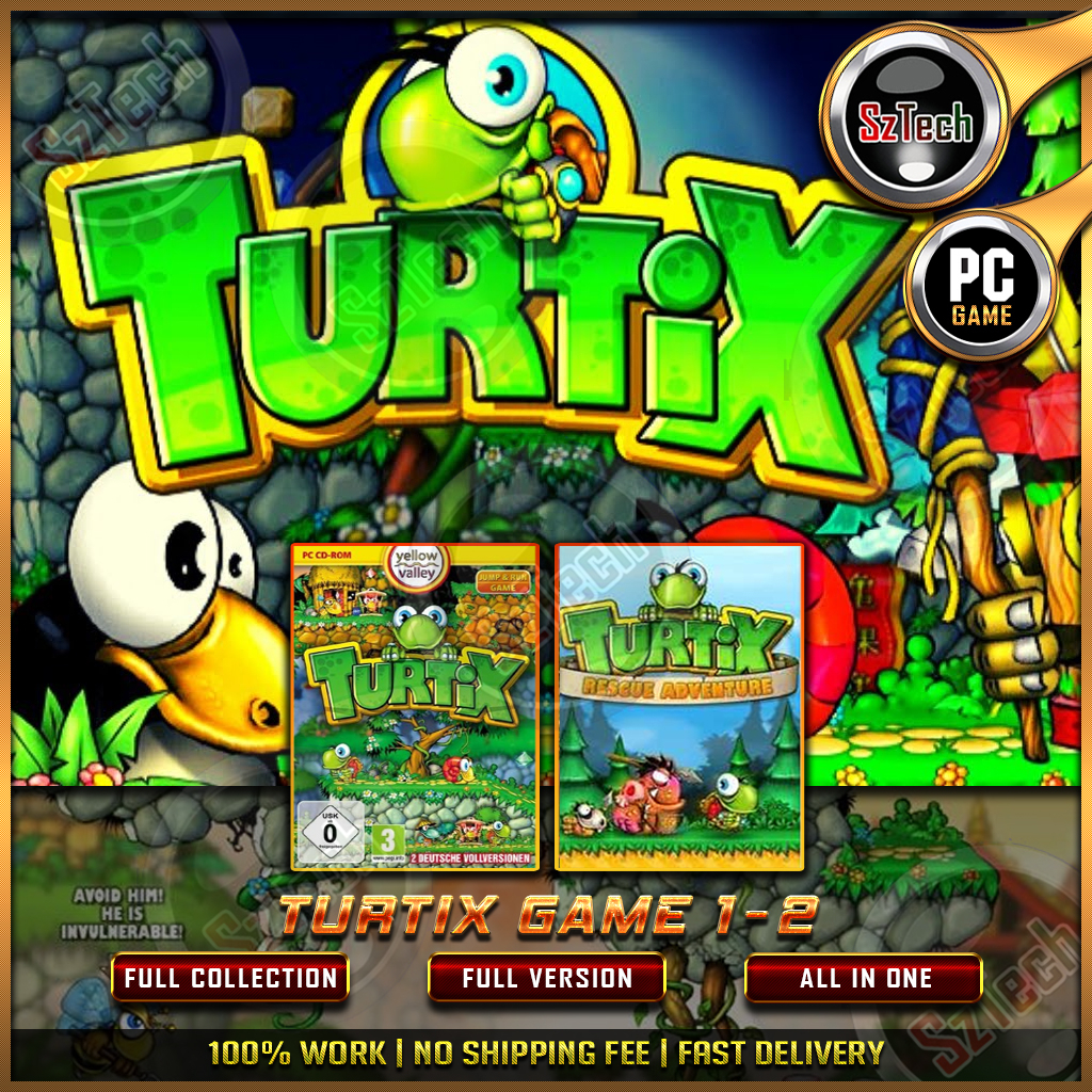Turtix Game 1-2 [PC GAME] 🔥 [ DIGITAL DOWNLOAD] 🔥Classic Games🔥Arcade ...